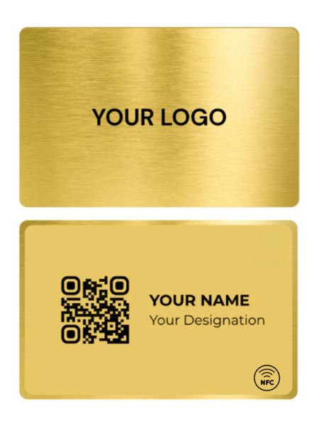 Full Gold Metal NFC Card